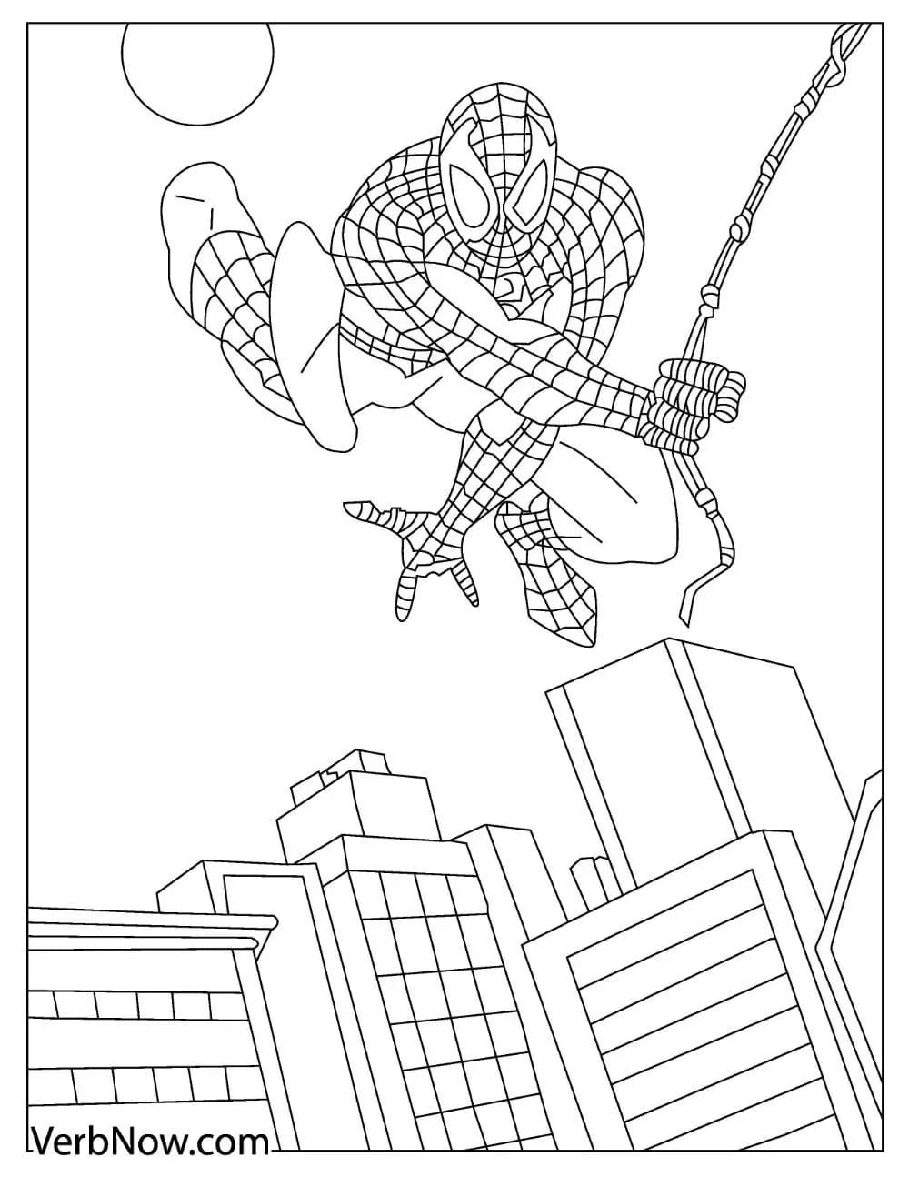 180+ Spiderman Coloring Pages: Swing into Action 38