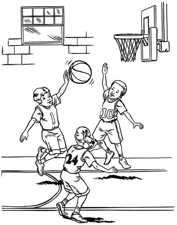 100+ Basketball Coloring Pages: Slam Dunk Coloring Adventures 10