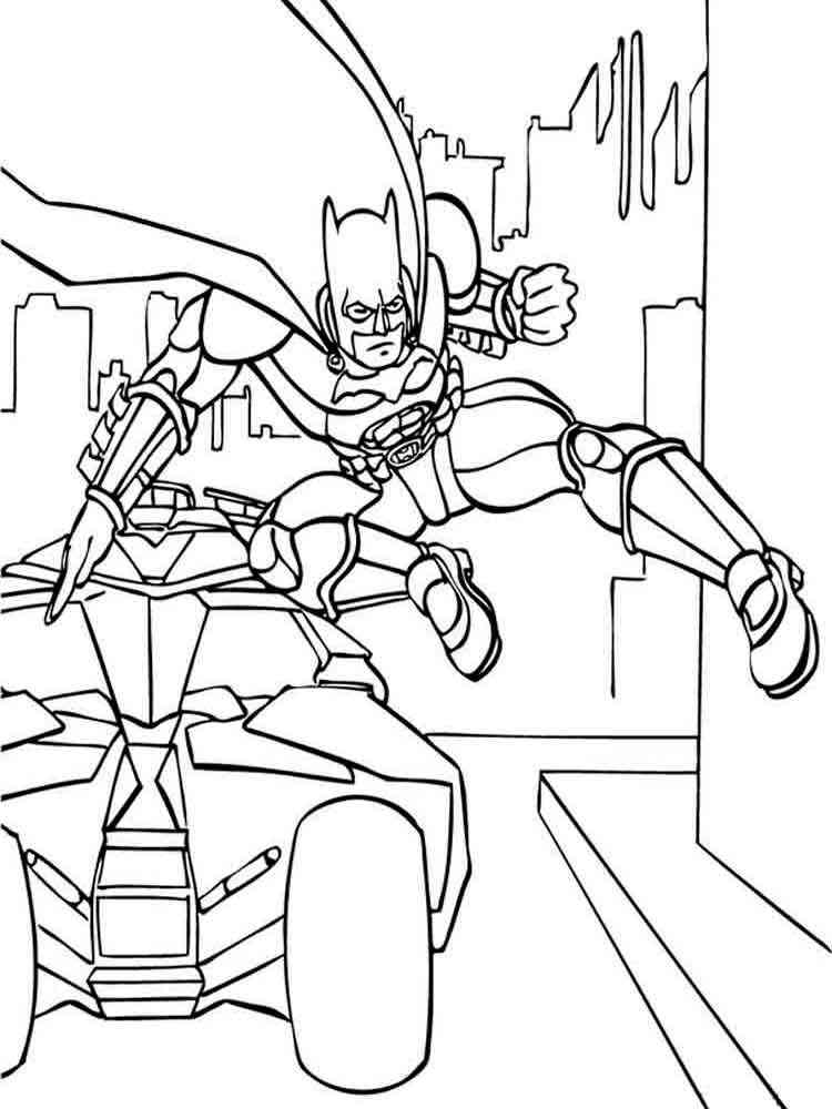 101+ Batman Coloring Pages 38