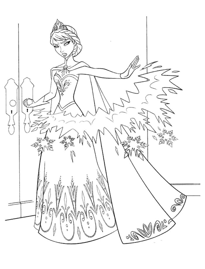 140+ Elsa Coloring Pages Collection 115