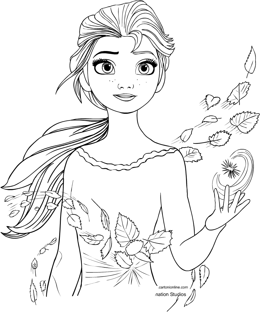 140+ Elsa Coloring Pages Collection 18