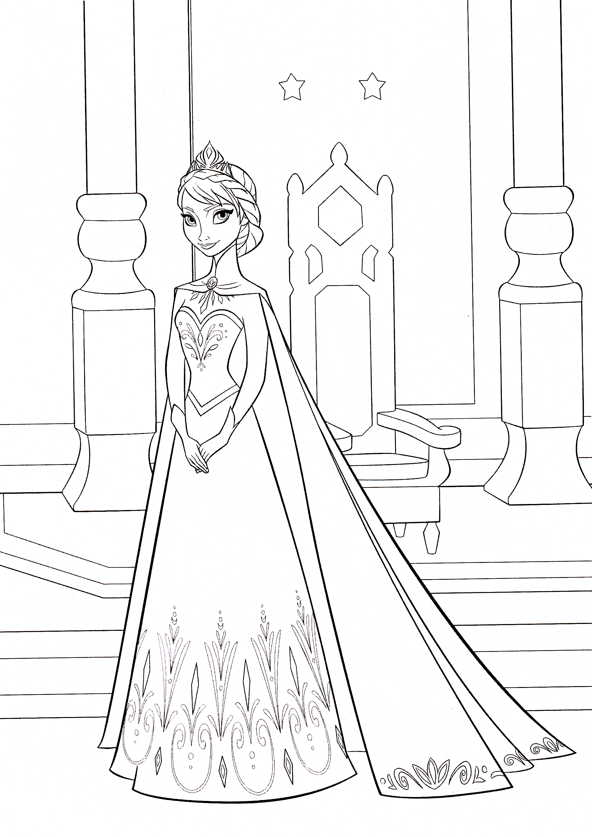 140+ Elsa Coloring Pages Collection 23