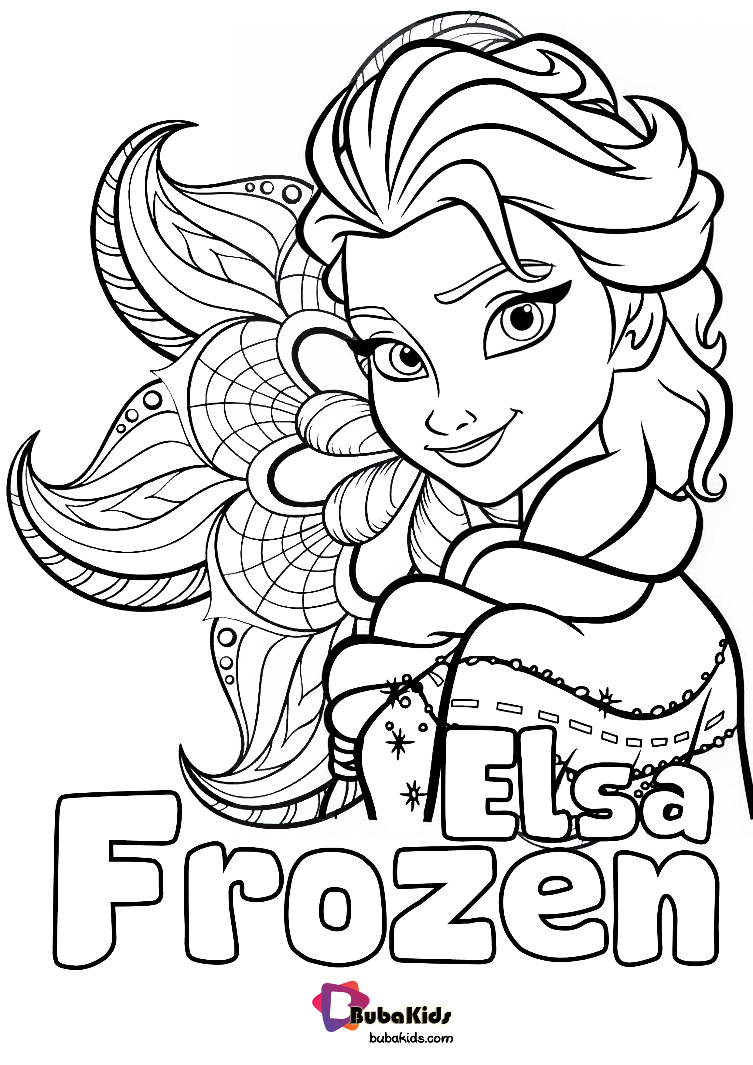 140+ Elsa Coloring Pages Collection 75