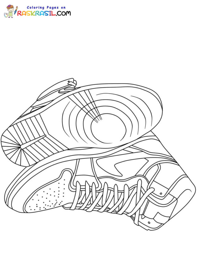 150+ Shoe Coloring Page Ideas: Step into Colorful Creativity 73