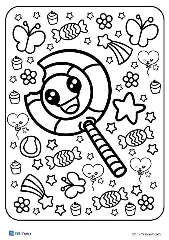 160+ Candy Coloring Pages: A Treat for Your Creativity 88