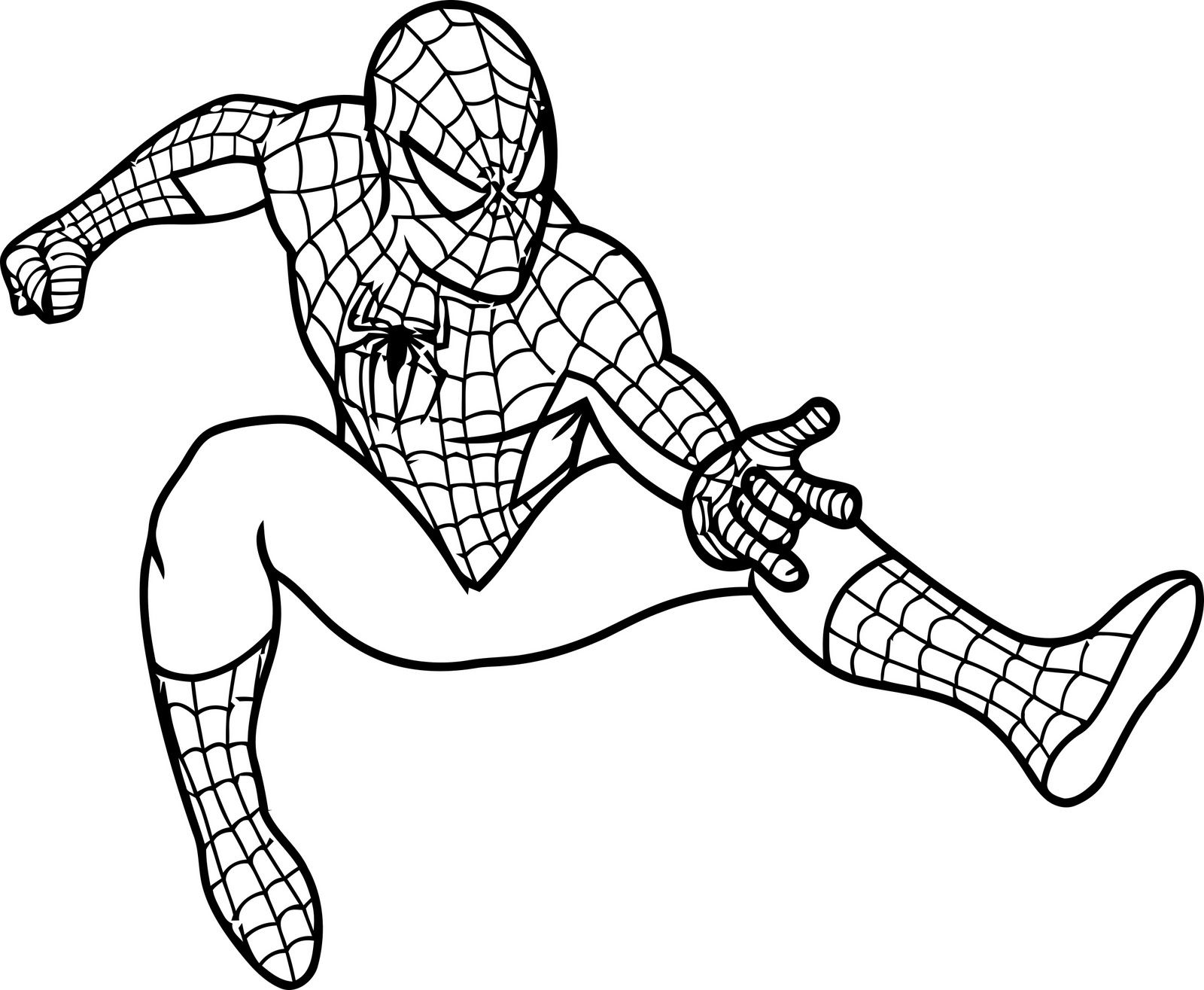 160+ Spiderman Coloring Pages 49