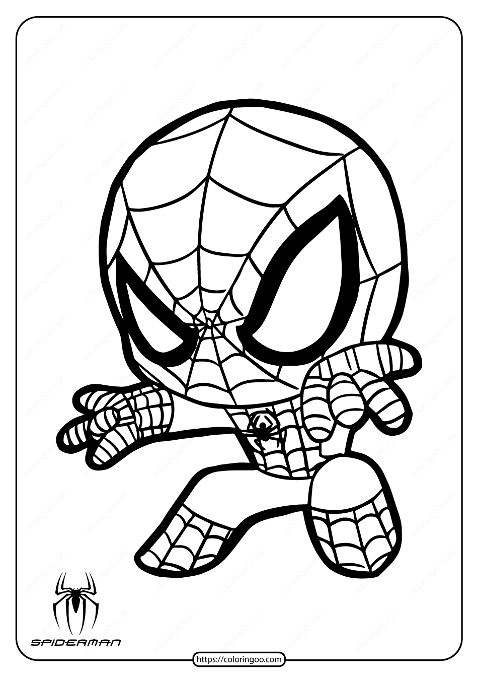 160+ Spiderman Coloring Pages 88