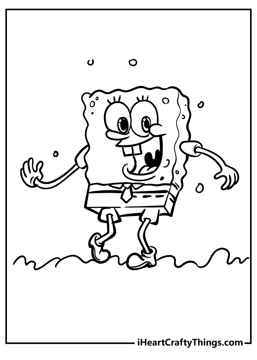 SpongeBob Coloring Pages: 160+ Underwater Fun for Oceanic Adventures 136