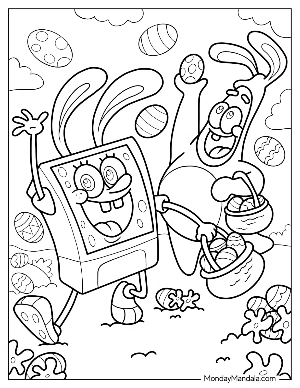 SpongeBob Coloring Pages: 160+ Underwater Fun for Oceanic Adventures 43