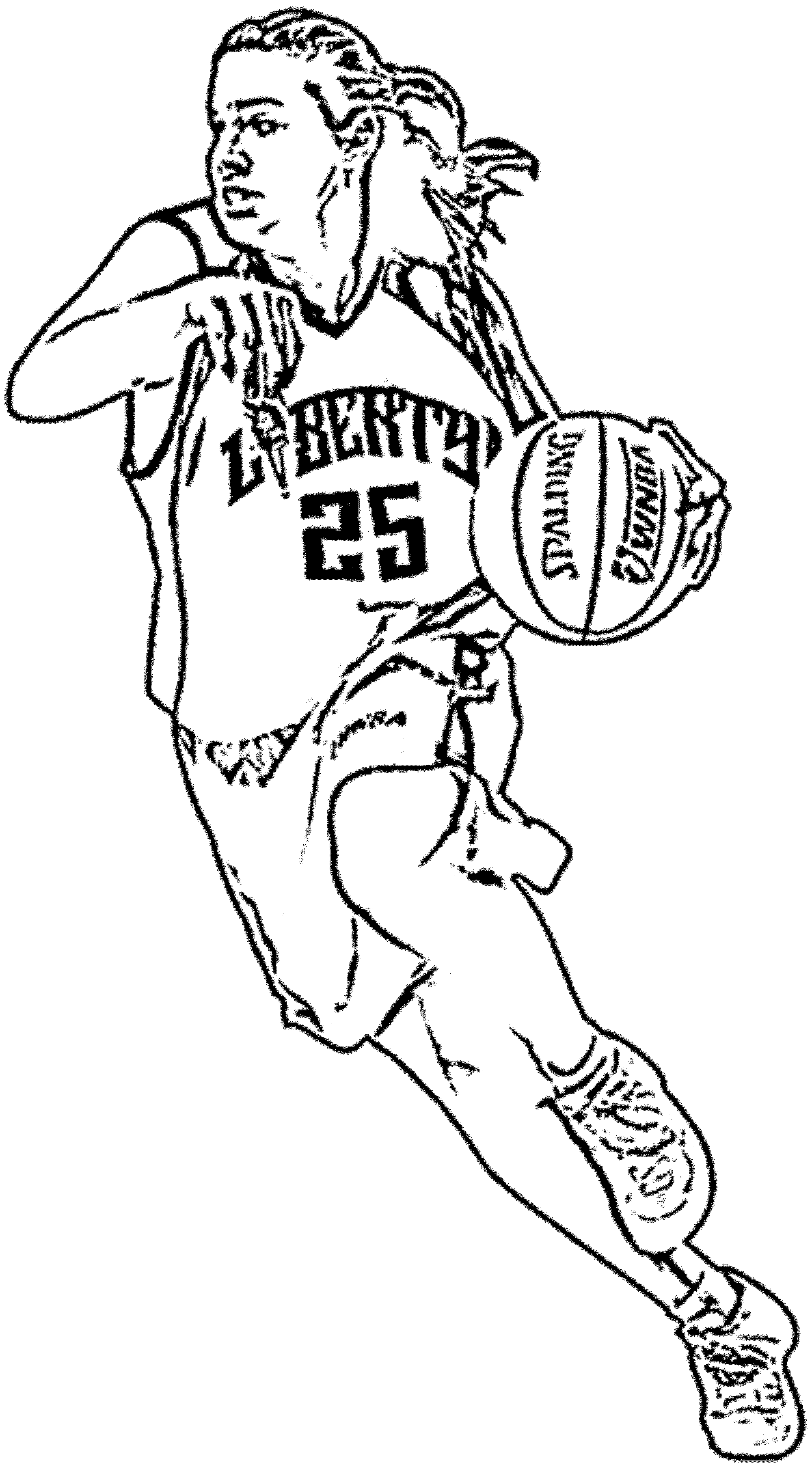 107 Basketball Coloring Pages Printable 26