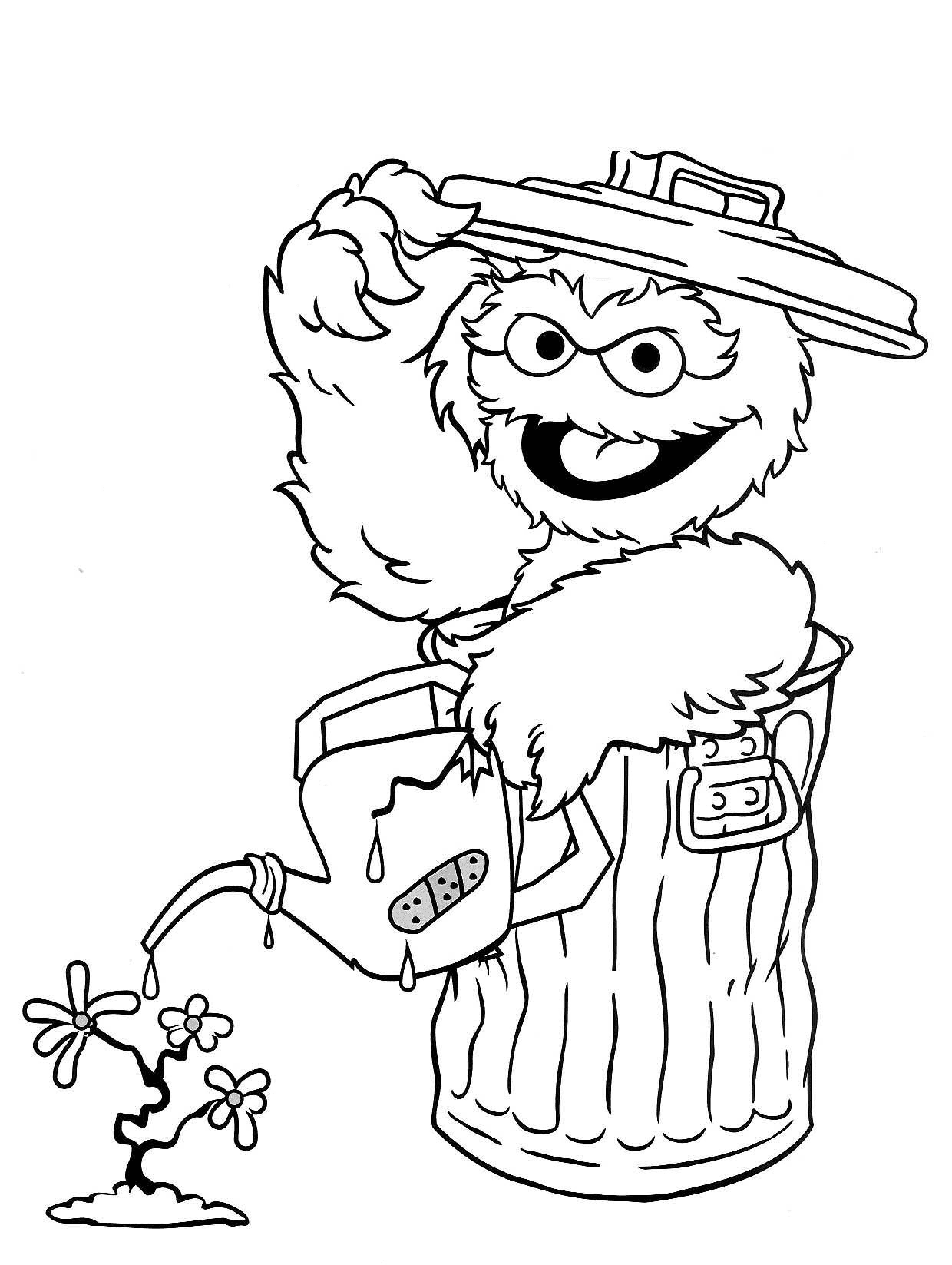 130+ Sesame Street Coloring Pages for Educational Fun 103