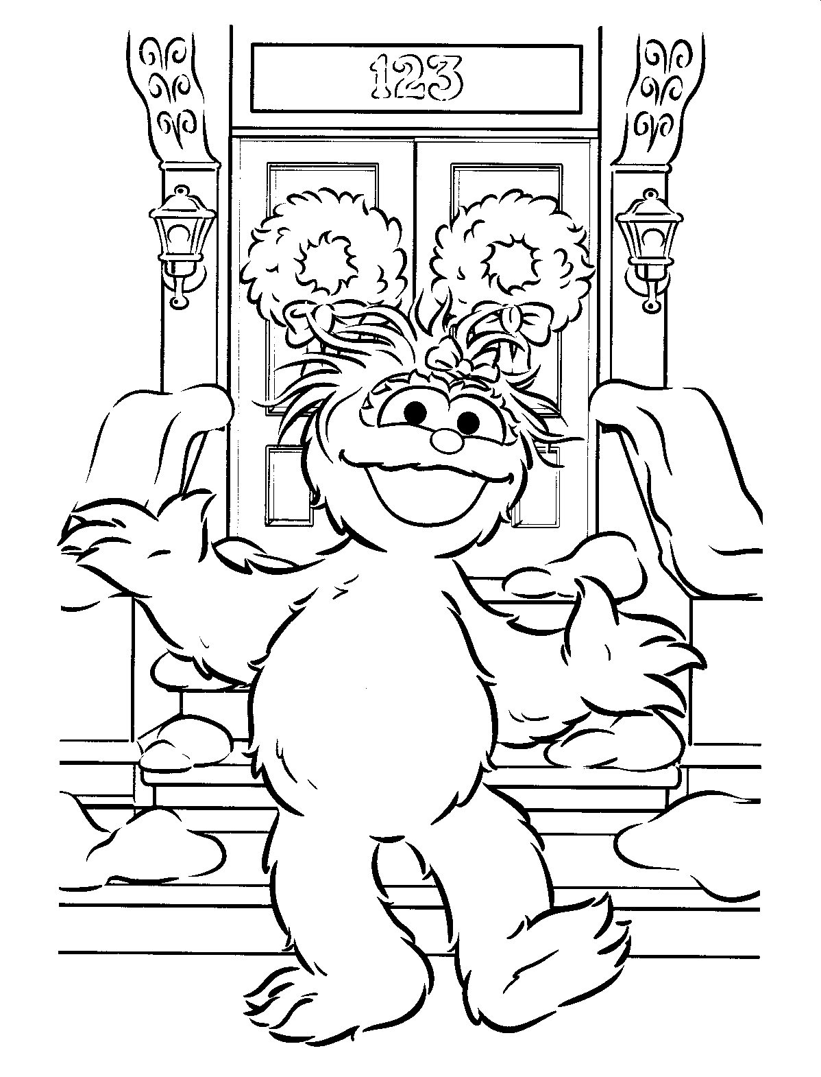 130+ Sesame Street Coloring Pages for Educational Fun 96