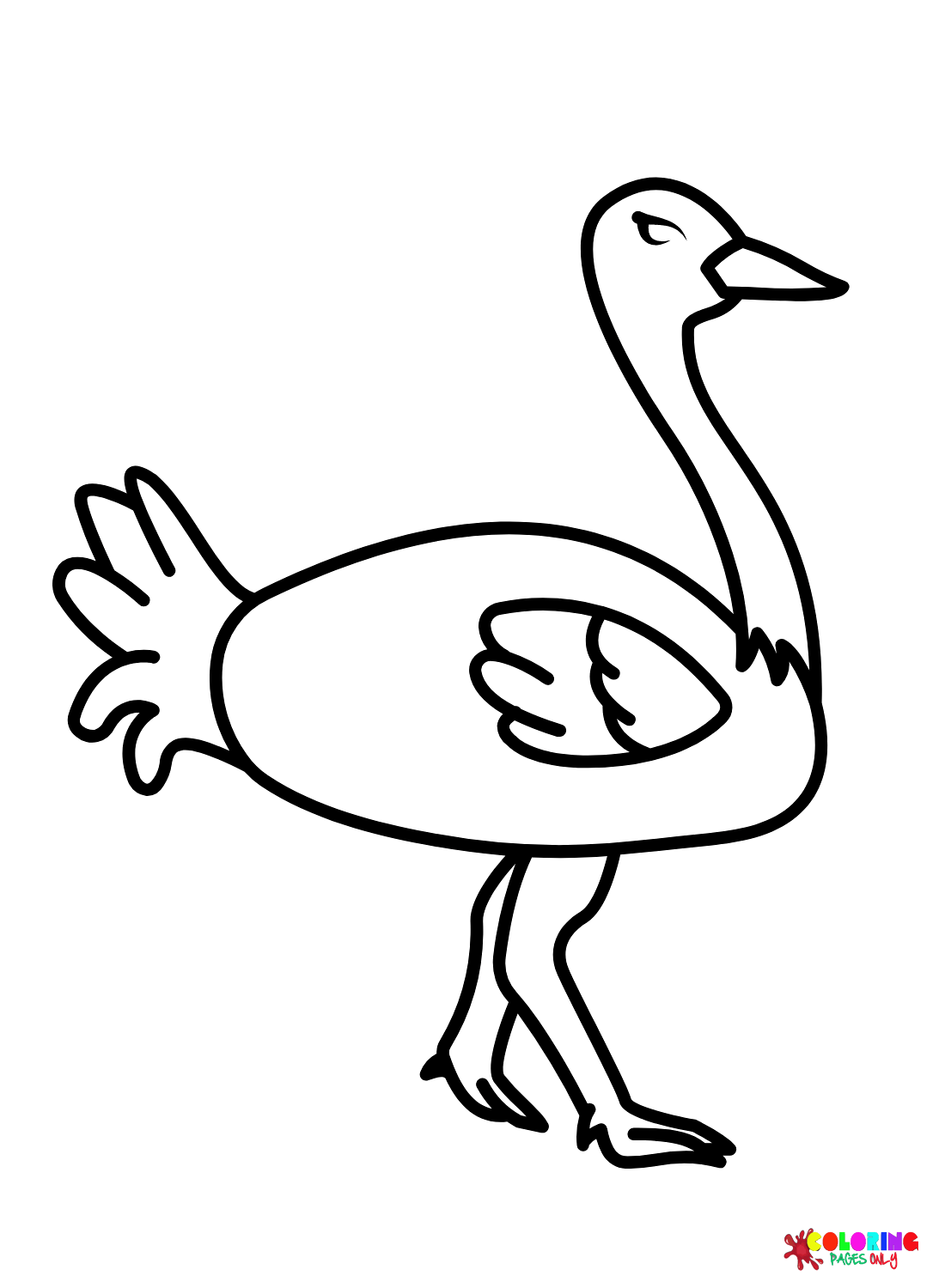 165+ Emu Coloring Pages Printable 18