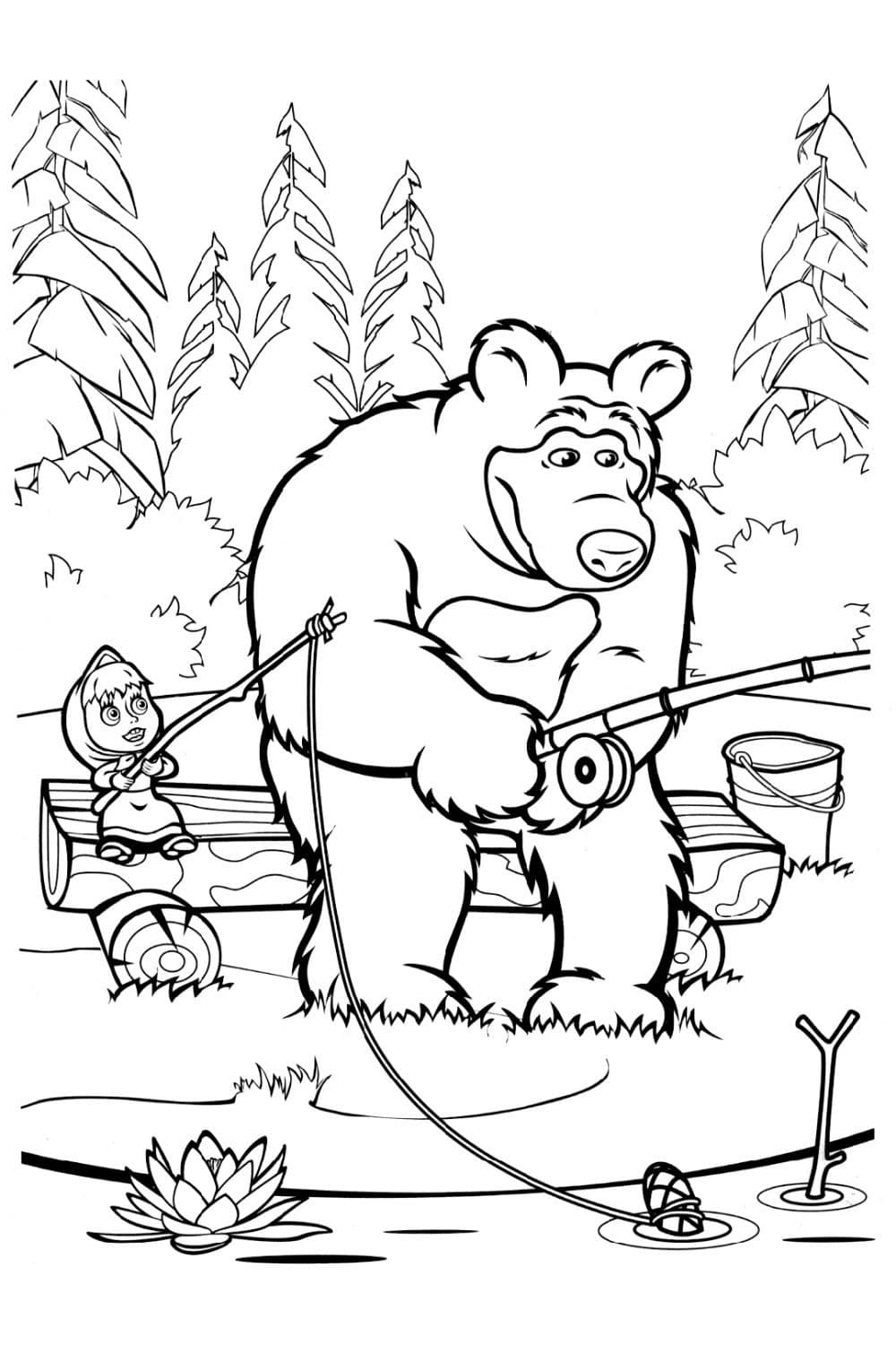 174 Fishing Coloring Page Designs: Reel in the Fun 24