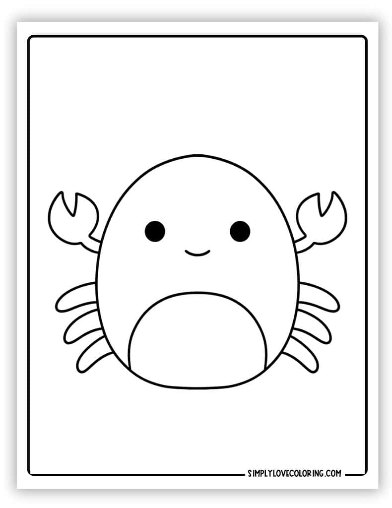 177 Crab Coloring Pages Free Printable 14