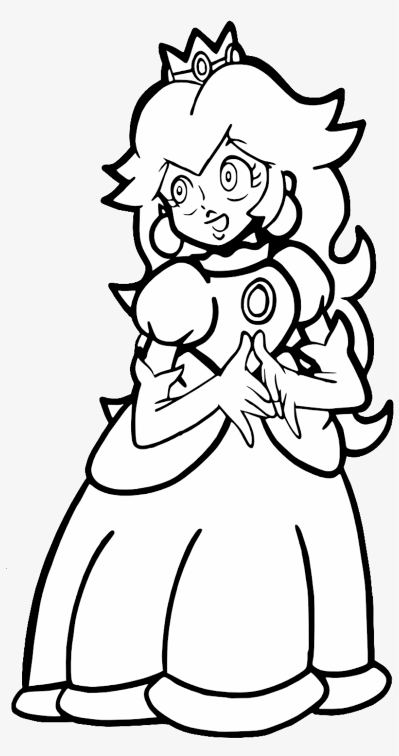 180 Princess Peach Coloring Pages: Royal Coloring Fun 43