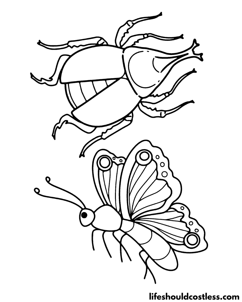 190+ Blue Beetle Coloring Pages Printable 25