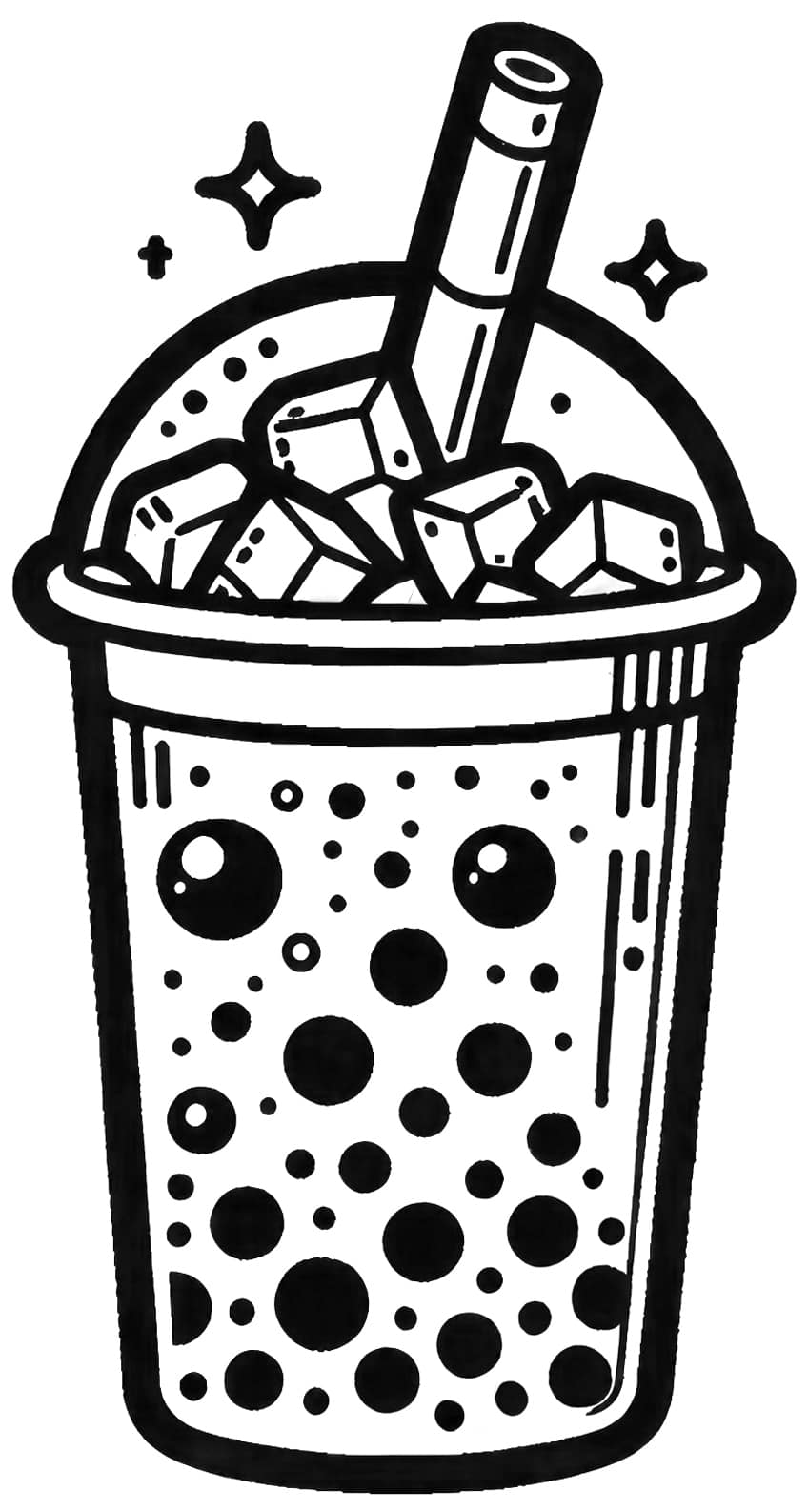 50+ Boba Coloring Pages 9