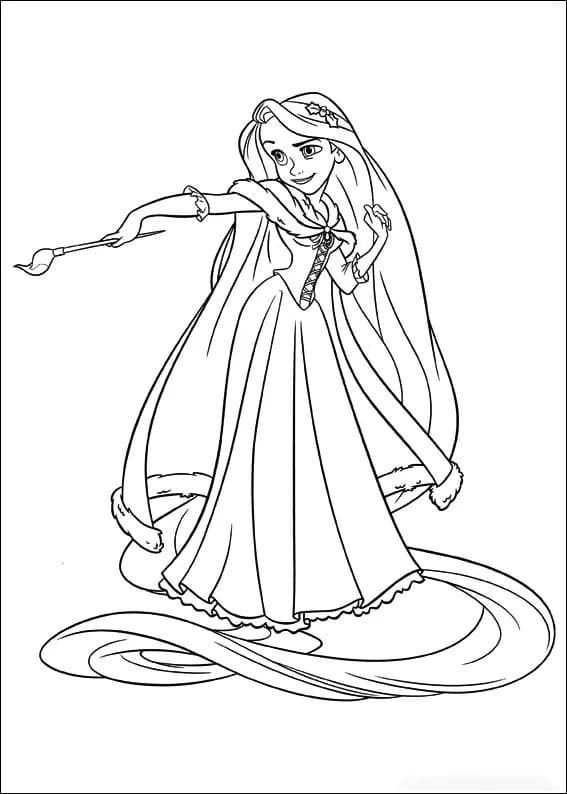 103 Rapunzel Coloring Pages Printable 22