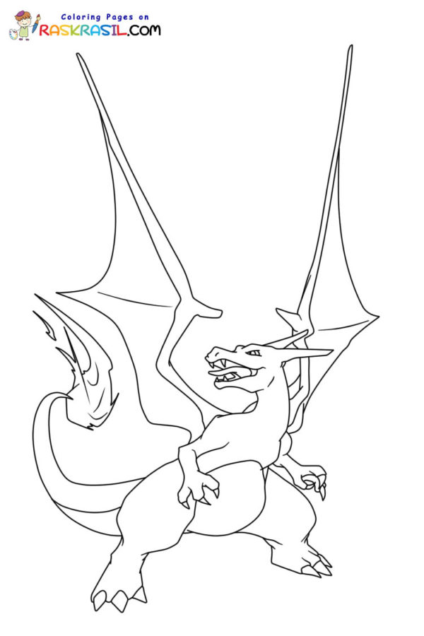 109 Charizard Coloring Pages Printable 42