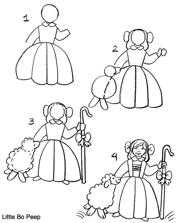 111 Bo Peep Coloring Pages Printable 42