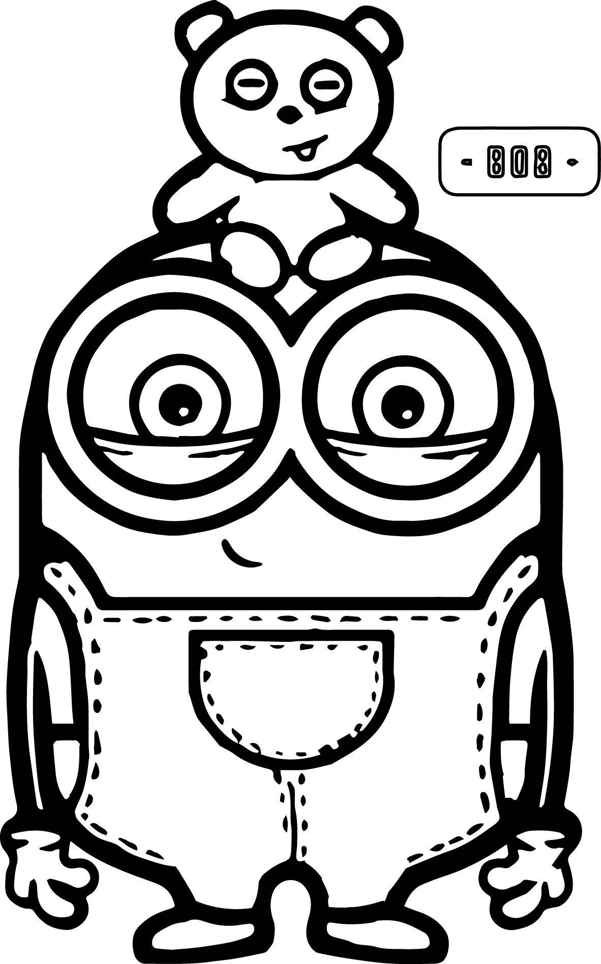 112 Minion Coloring Pages Printable 25