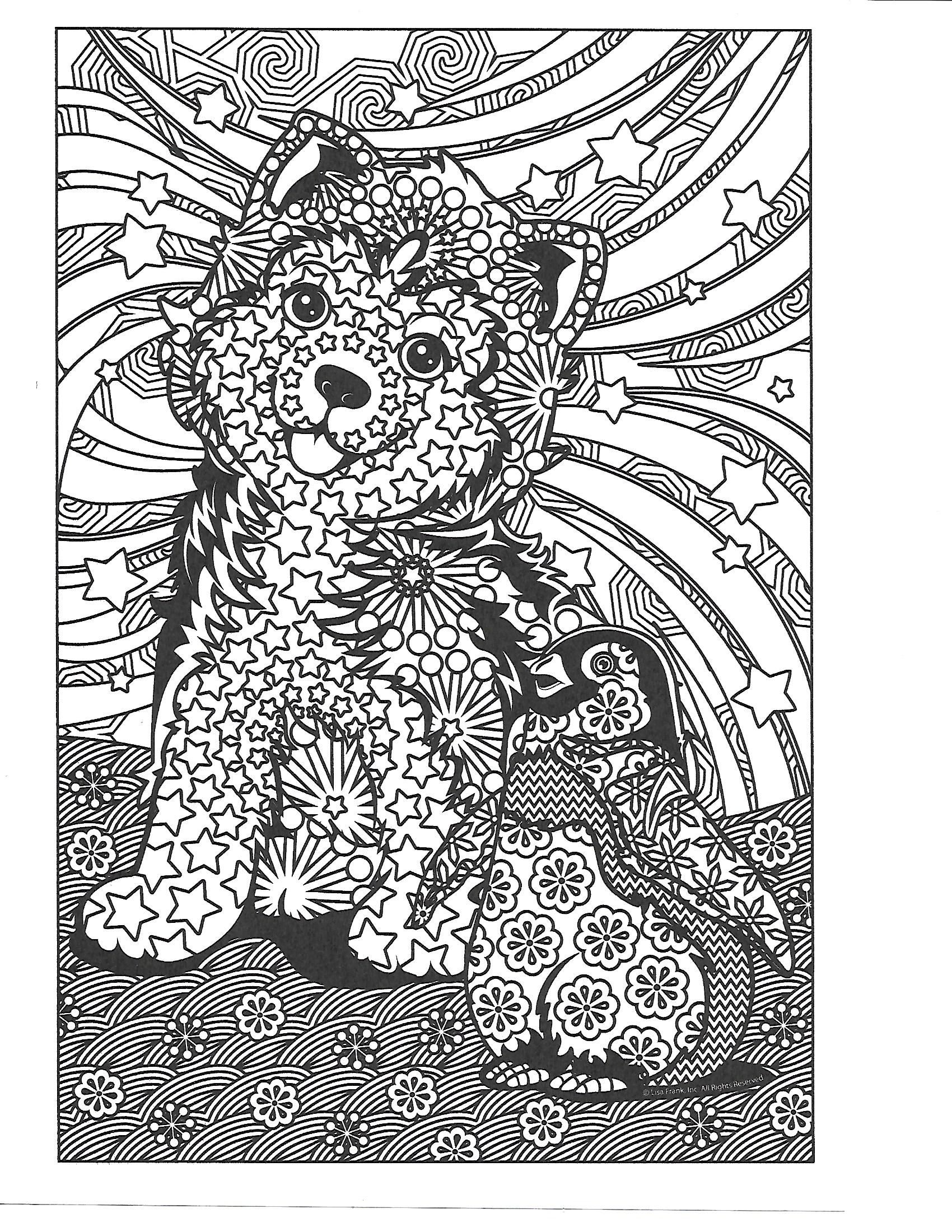 114 Free Lisa Frank Coloring Pages for Kids Printable 16