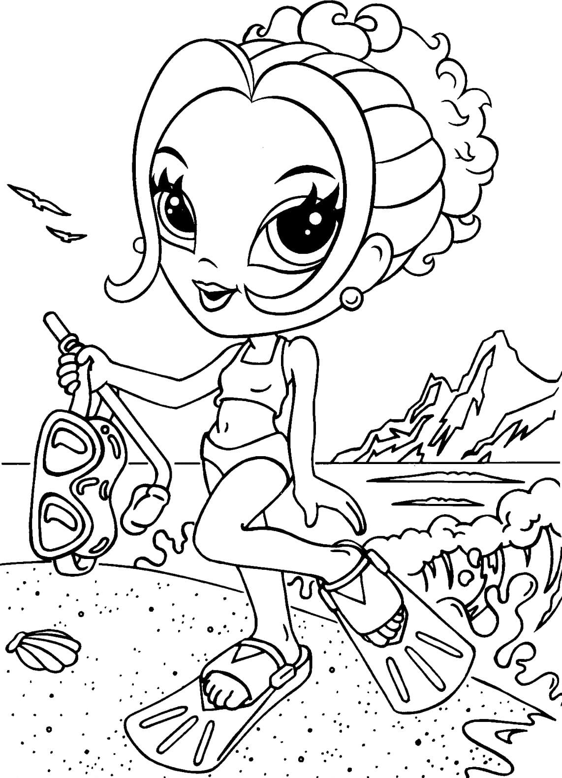 114 Free Lisa Frank Coloring Pages for Kids Printable 8