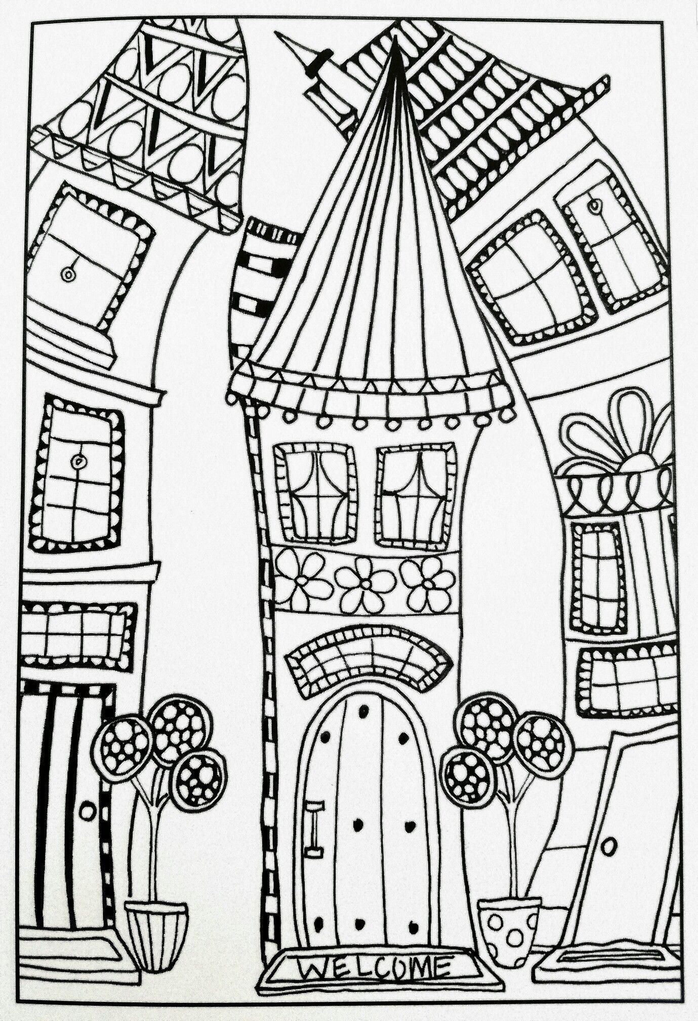 118 Free House Coloring Pages for Kids Printable 56