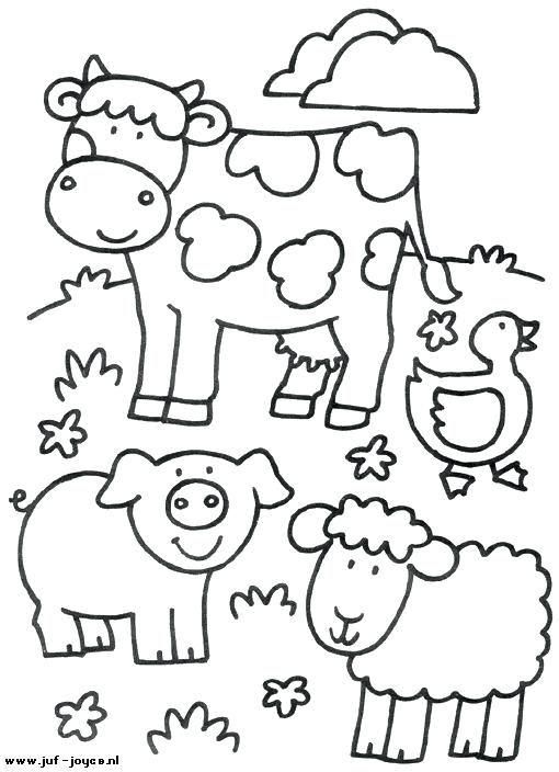 30 Fun Farm Animal Coloring Pages Printable 26