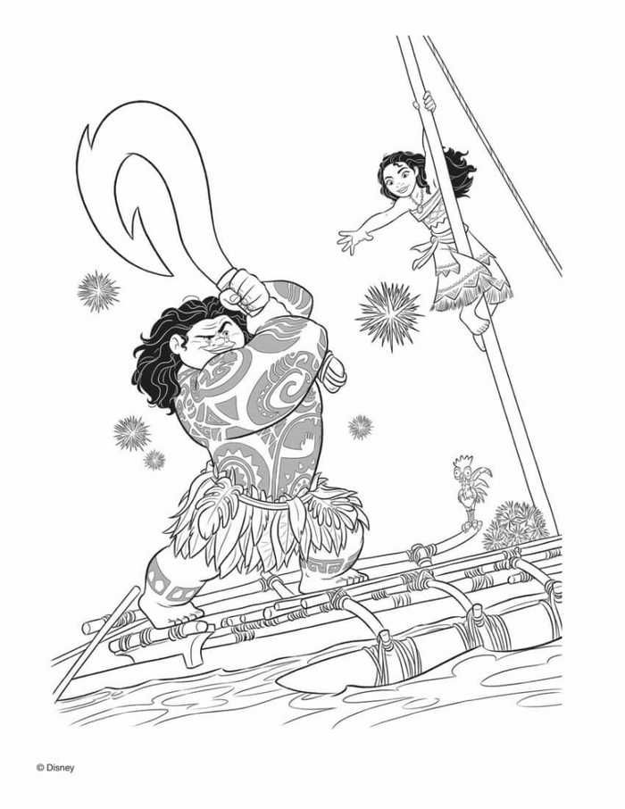 38 Moana Coloring Pages Printable 34