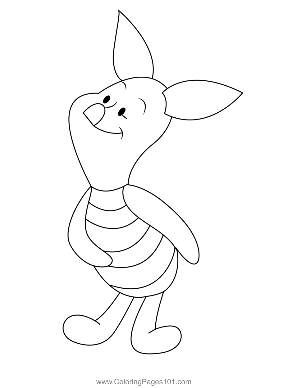 78 Piglet Coloring Pages Printable 23