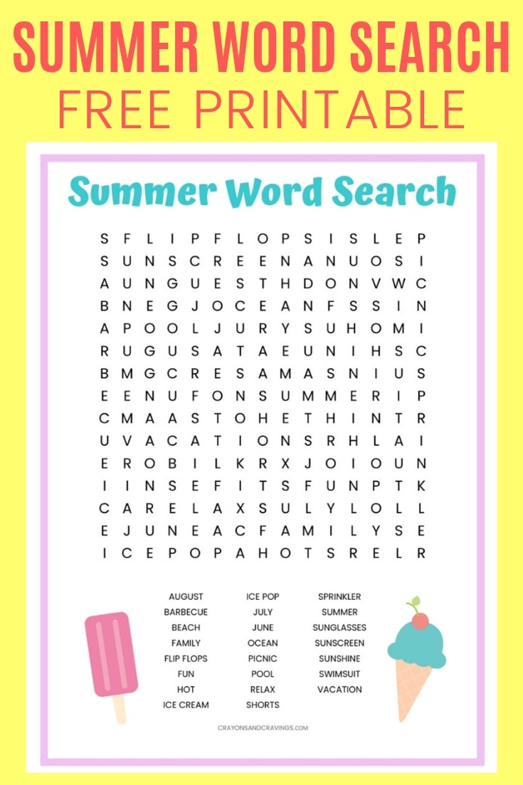 86 Simple Easy Word Search For Kids Printable 44