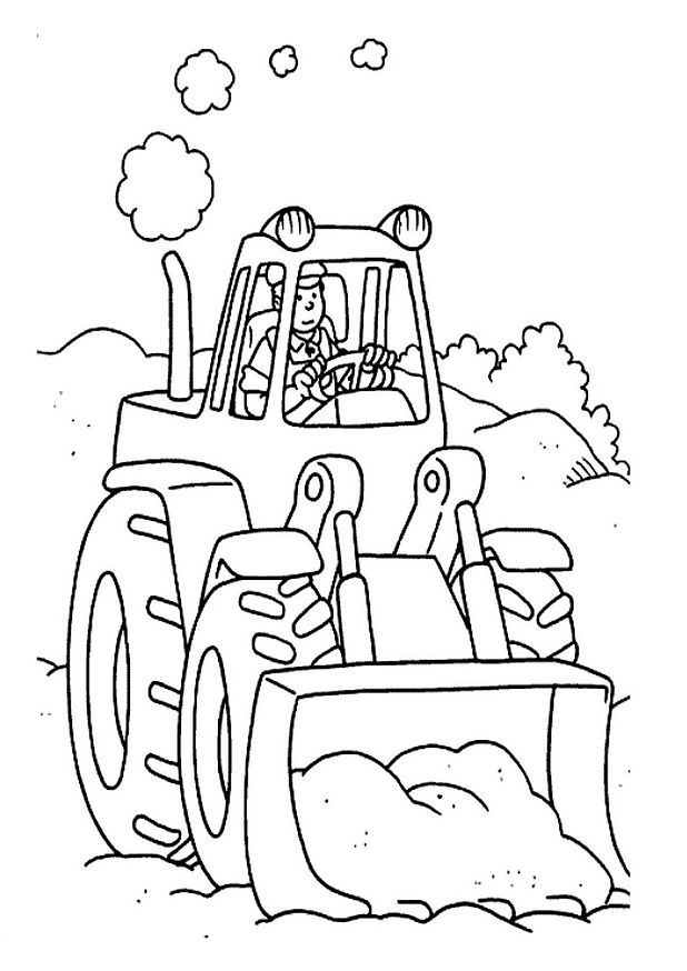 99 Tractor Coloring Pages Printable 1