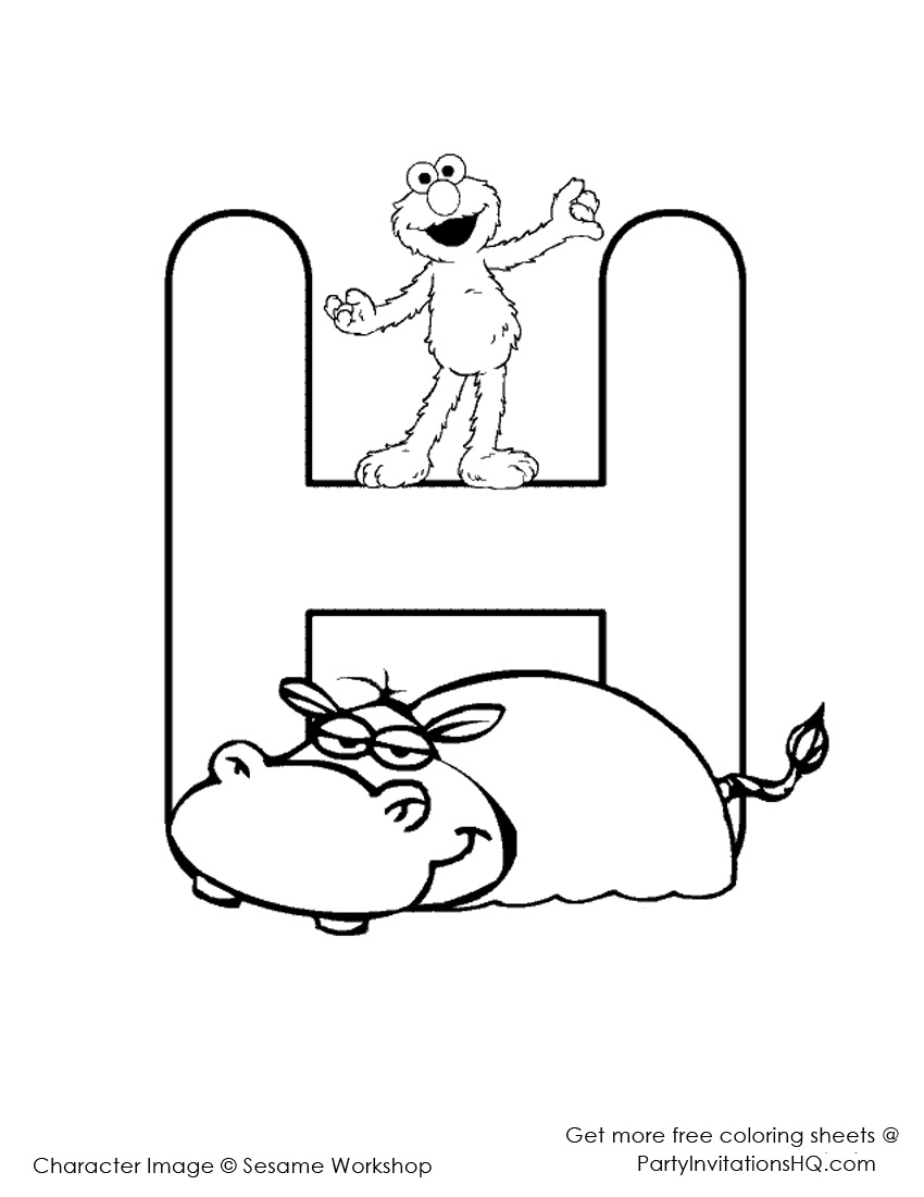 Educational Alphabet Coloring Pages Printable 34