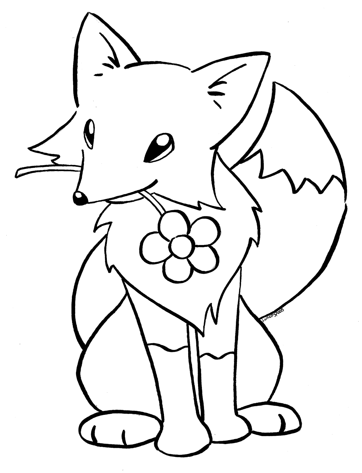 31 Cute Coloring Pages Medium Printable 35