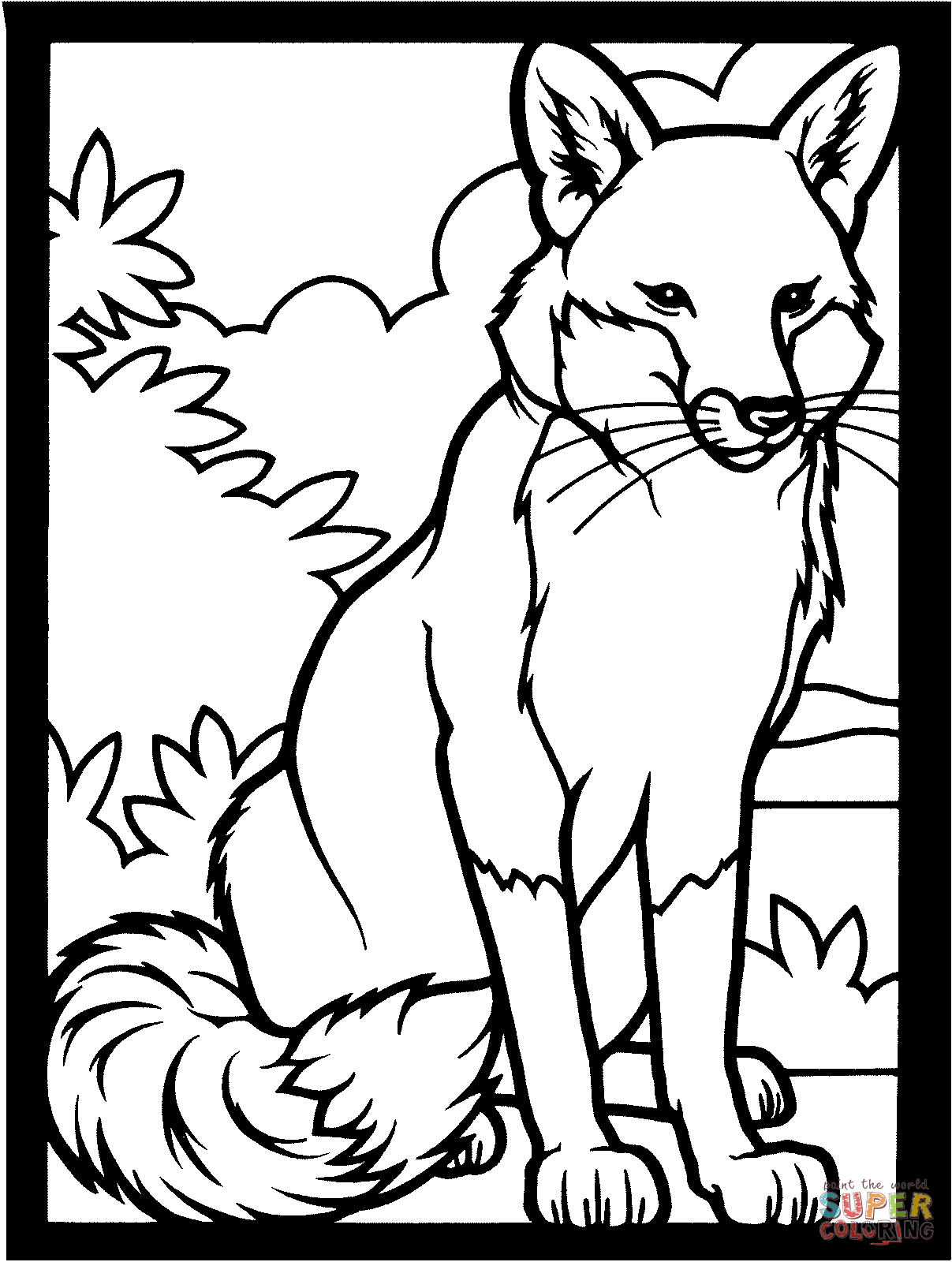 31 Red Fox Coloring Pages Printable 24