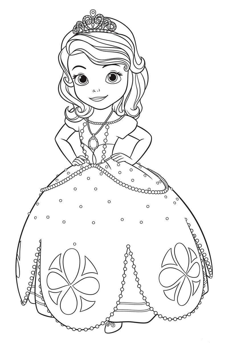 32 Charming Sofia the First Coloring Pages Printable 7