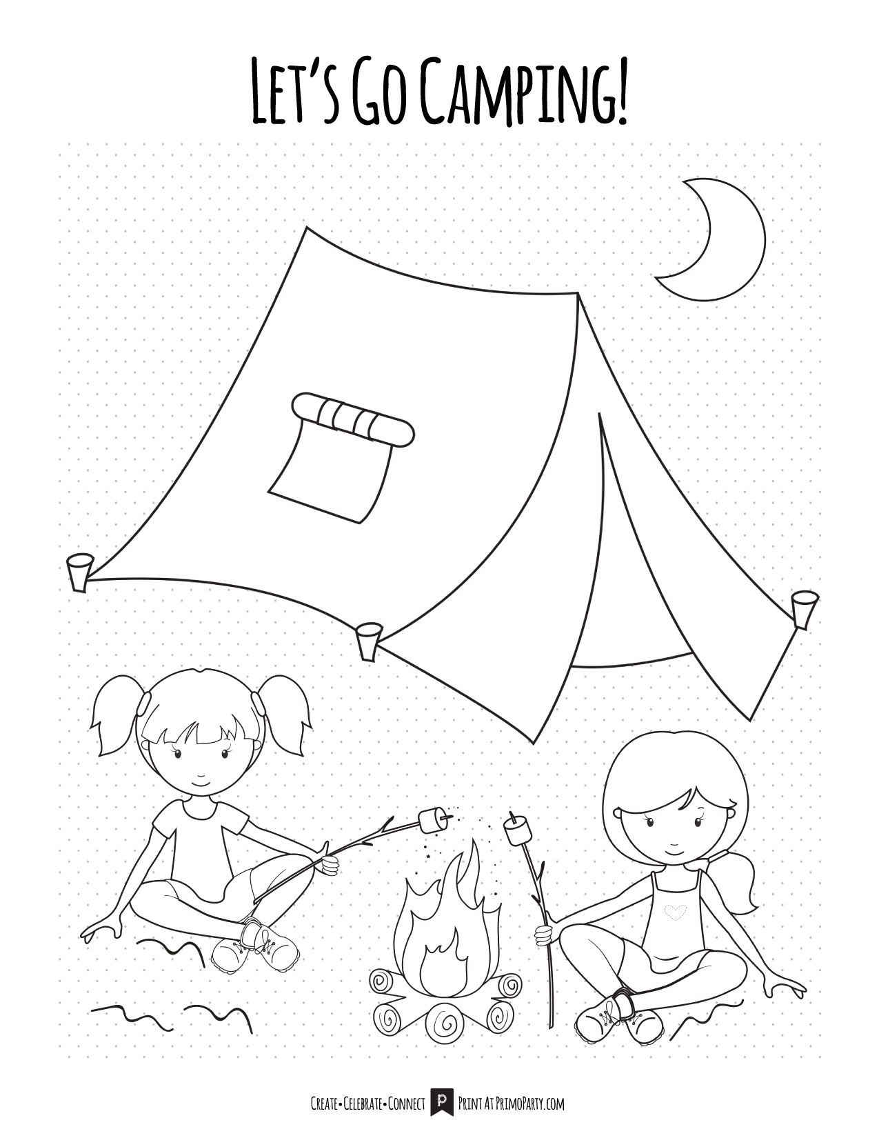 32 Exciting Camping Coloring Pages Printable 29