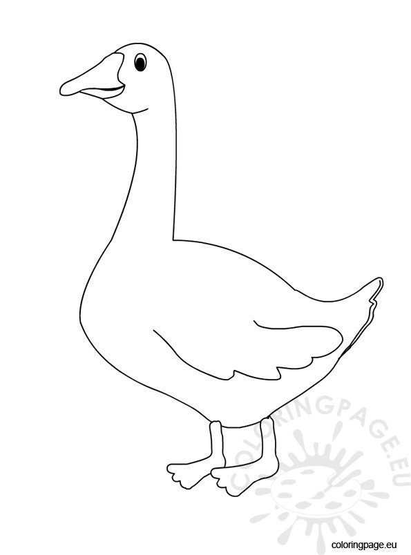 33 Cute Goose Coloring Pages Printable 9