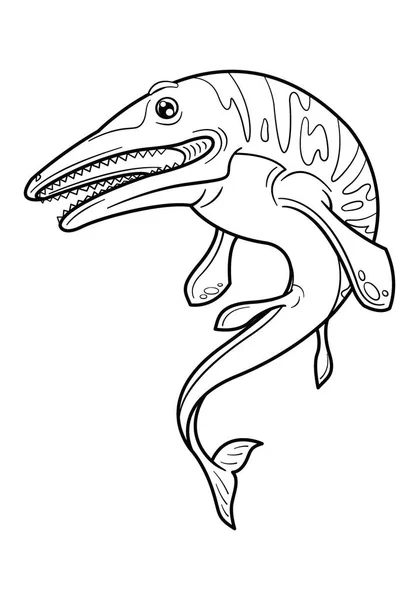 34 Majestic Mosasaur Coloring Pages Printable 8