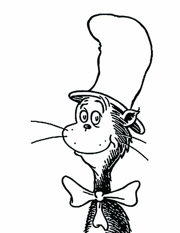 36 Classic Cat in the Hat Coloring Pages for Kids Printable 34