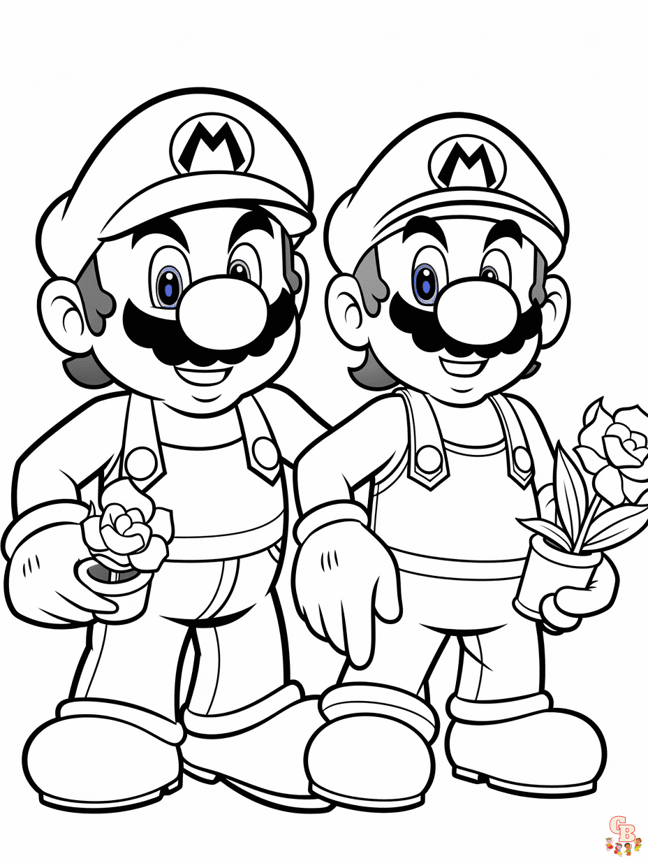 36 Luigi Coloring Pages Printable 7