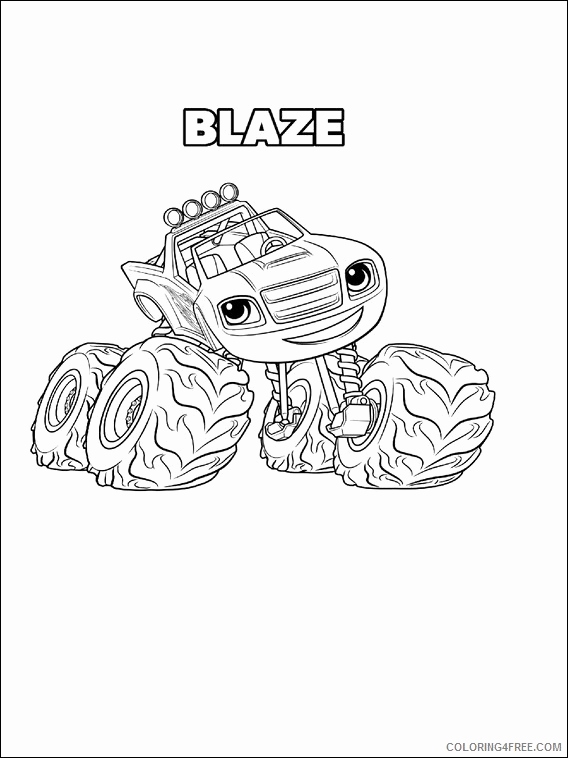 37 Blaze and the Monster Machines Coloring Pages Printable 19