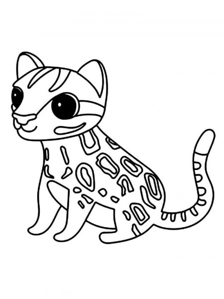 96 Ocelot Coloring Pages Printable 51