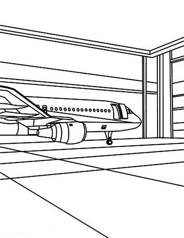 97 Airport Coloring Page Printable 29