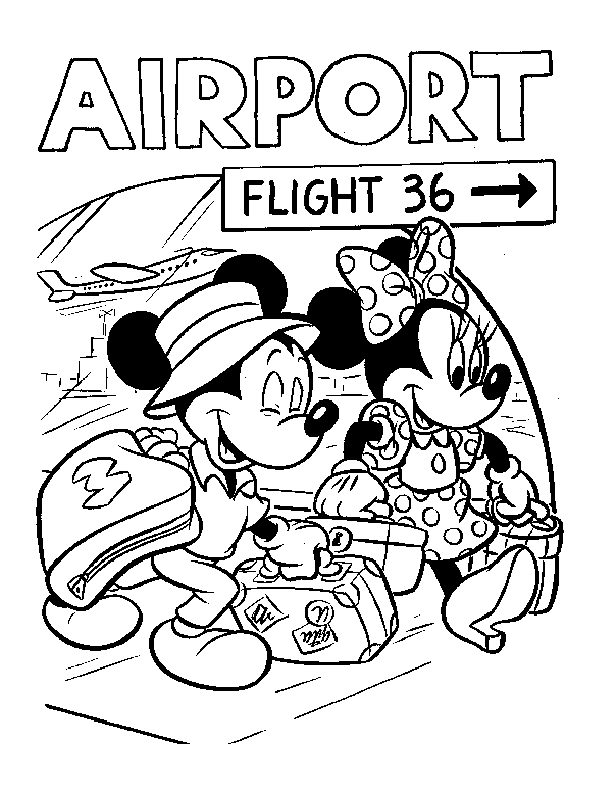 97 Airport Coloring Page Printable 33