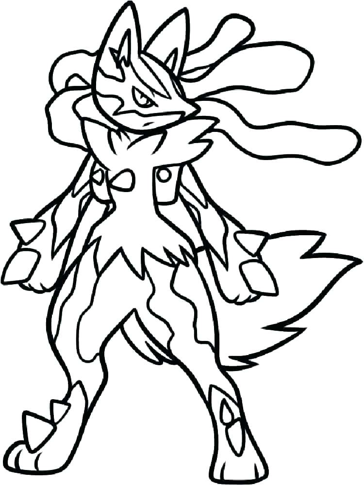 97 Riolu Coloring Page Printable 99