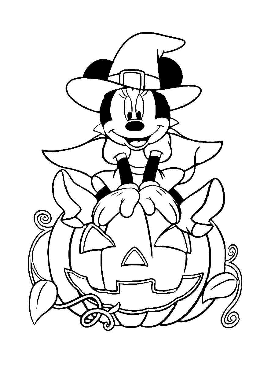 32 Disney Halloween Coloring Pages 9