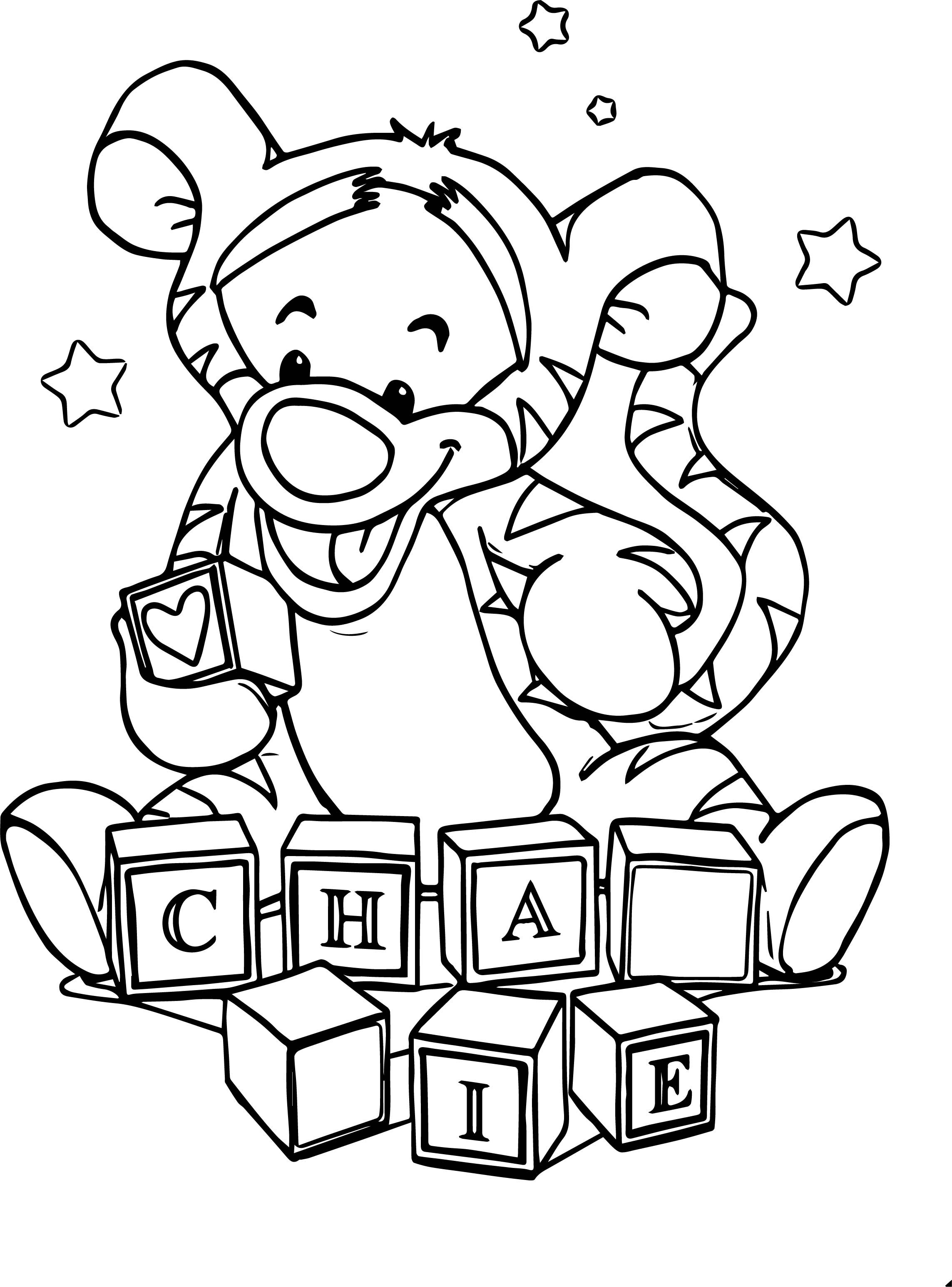 90+ Delightful Tigger Coloring Pages Printable